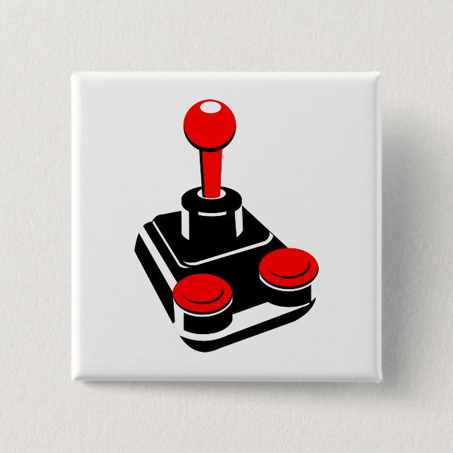 Joystick Pinback Button (Front)
