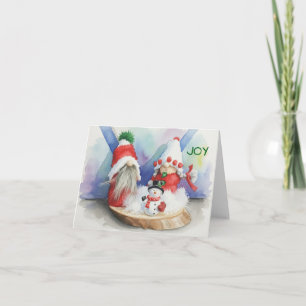 Joyus Christmas Thank You Card