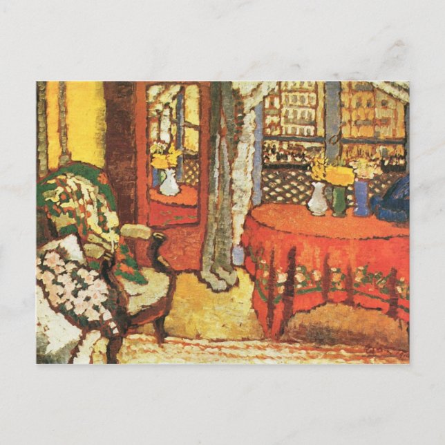 Jozsef Rippl-Ronai - Paris Interior Postcard (Front)