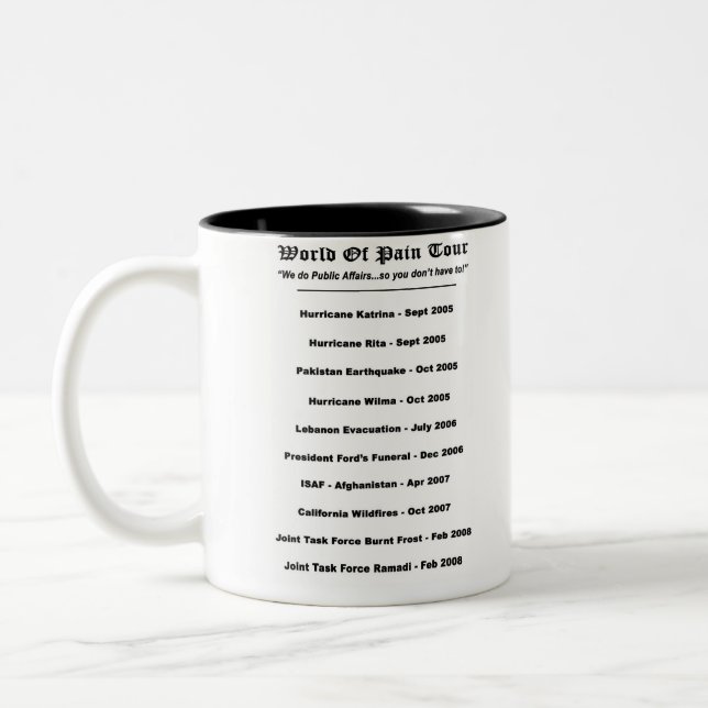 JPASE World Tour coffe mug (Left)