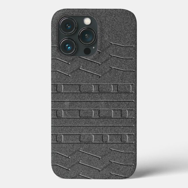 JPL Mars Curiosity Rover Tire Tread Homage Gray Ca Case-Mate iPhone Case (Back)