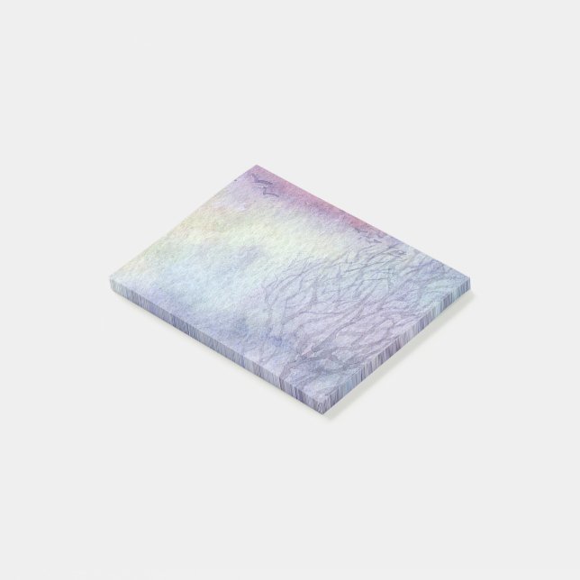 jPoodle dog looking to the starry sky inspiration Post-it Notes (Angled)