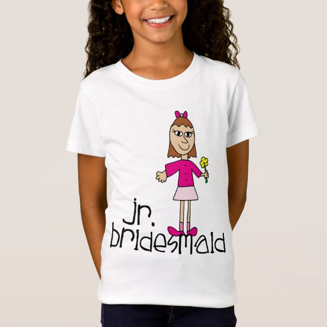 Jr. Bridesmaid T-shirt Apparel (Front)