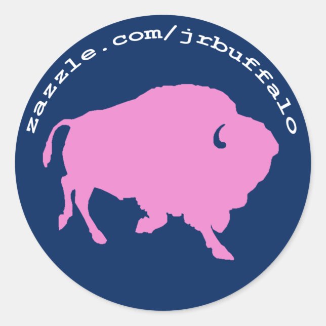 JR Buffalo shop site address on stickers (Front)