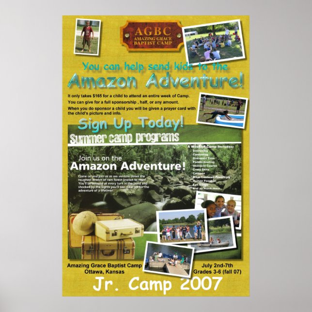 Jr. Camp Poster (Front)