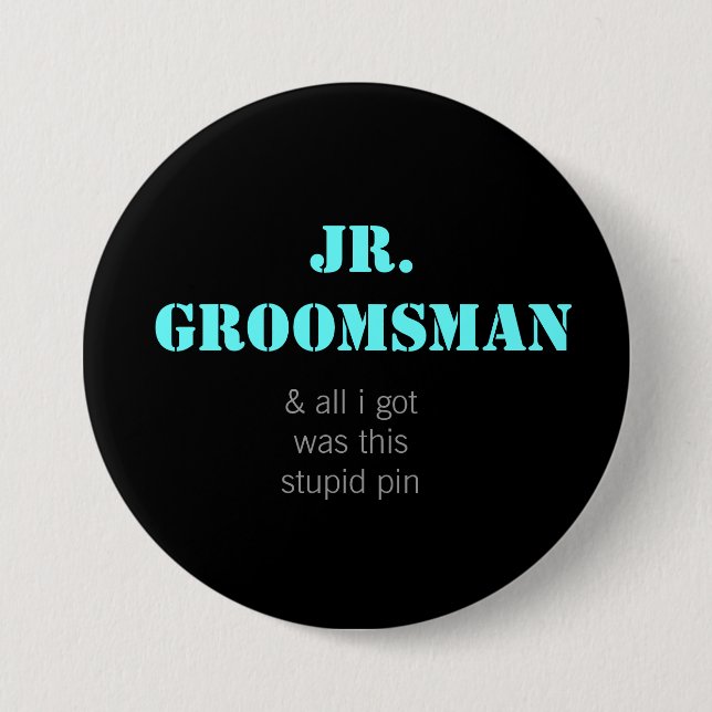 Jr. Groomsman Button (Front)