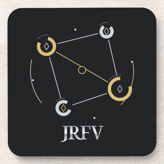 JRFV Constellation Dial Set of 6 Beverage Coaster (Front)