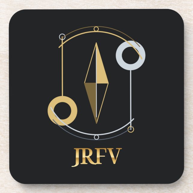 JRFV Orbit Pendulum Set of 6 Beverage Coaster (Front)