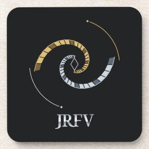 JRFV Spiral Resonance Set of 6 Beverage Coaster