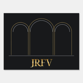 JRFV Triple Architectural Gate Sign