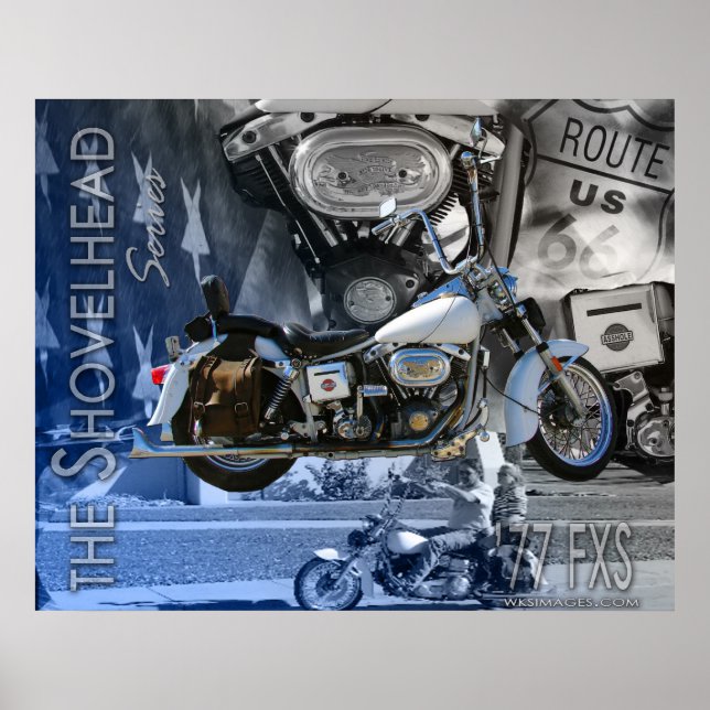 JR'S 1977 Shovelhead Poster (Front)