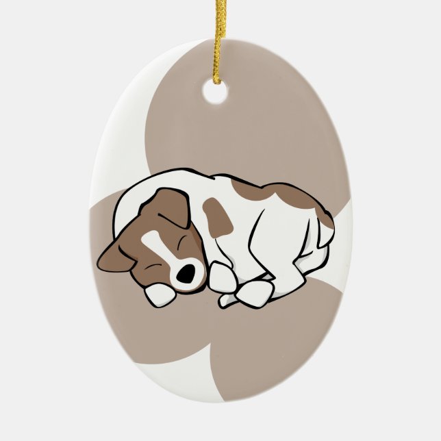 JRT Sleeping Ornament (Front)