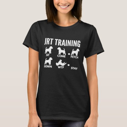 JRT Training for Rough Coated Jack Russell Terrier T_Shirt