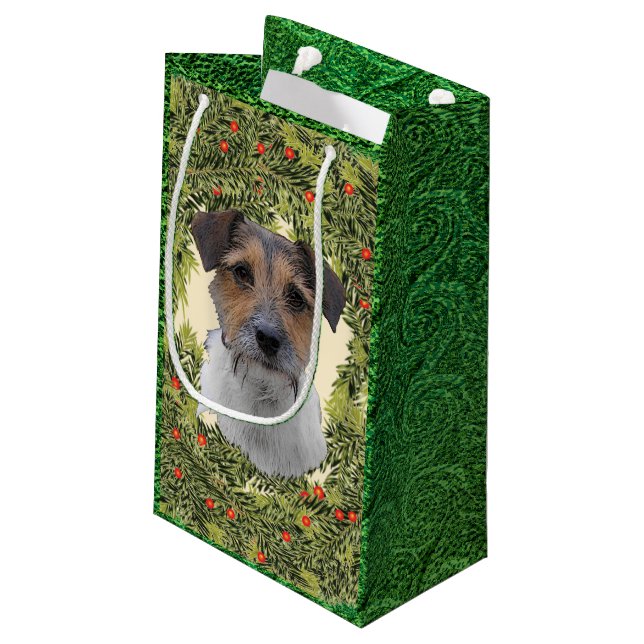 JRT Wreath Small Gift Bag (Back Angled)