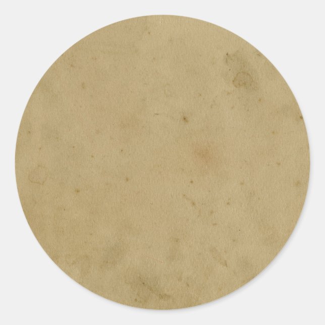 JSBLT BROWN SUEDE TEXTURED   GRUNGE PATTERN BACKGR CLASSIC ROUND STICKER (Front)