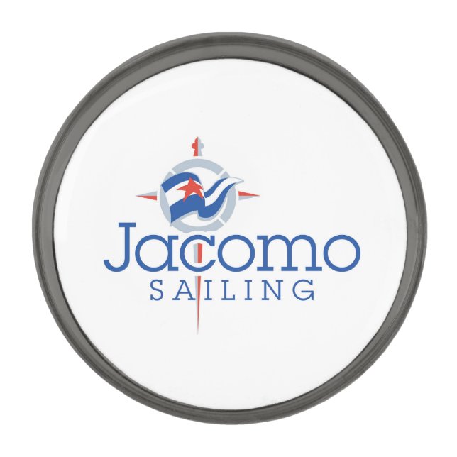 JSC GUNMETAL FINISH LAPEL PIN (Front)