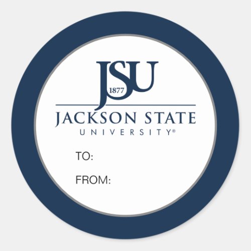 JSU Birthday Classic Round Sticker