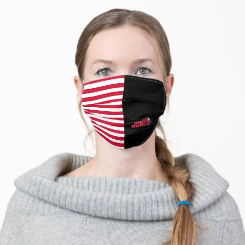 JSU Gamecocks Stripes Adult Cloth Face Mask