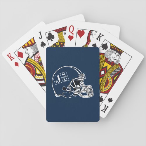 JSU Helmet Distressed Poker Cards