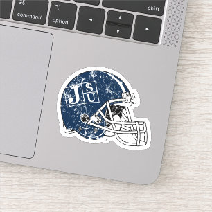 JSU Helmet Distressed Sticker