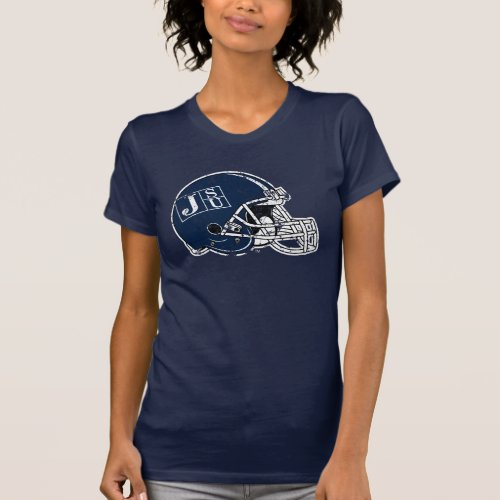 JSU Helmet Distressed T_Shirt