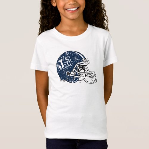 JSU Helmet Distressed T_Shirt