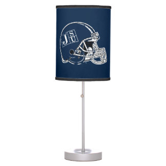 JSU Helmet Distressed Table Lamp