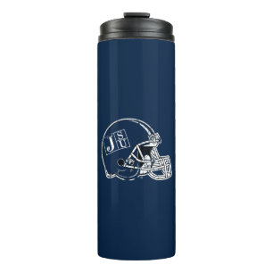 JSU Helmet Distressed Thermal Tumbler