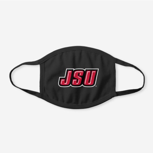 JSU Jacksonville State University Black Cotton Face Mask