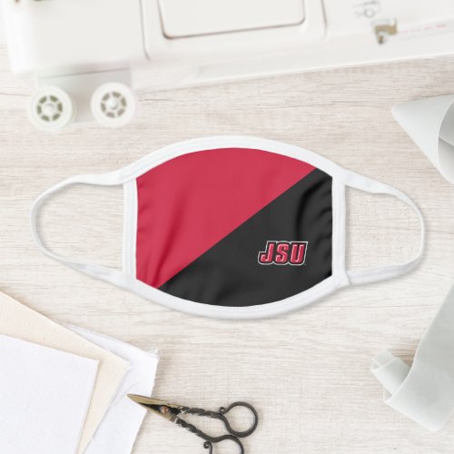 JSU Jacksonville State University Color Block Face Mask