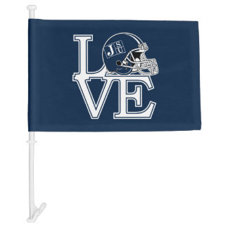 JSU Love Car Flag