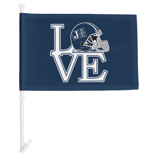 JSU Love Car Flag (Front)