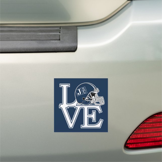 JSU Love Car Magnet (In Situ)
