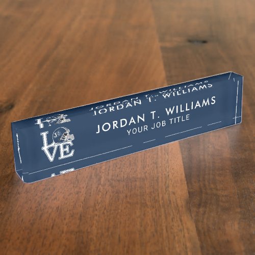 JSU Love Desk Name Plate