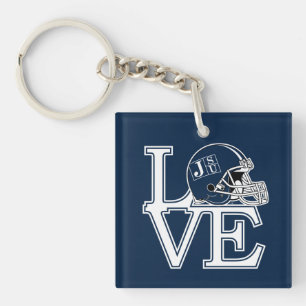 JSU Love Keychain
