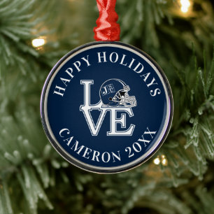 JSU Love Metal Ornament