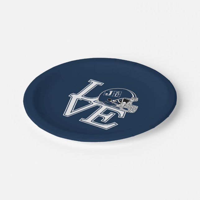 JSU Love Paper Plates (Angled)
