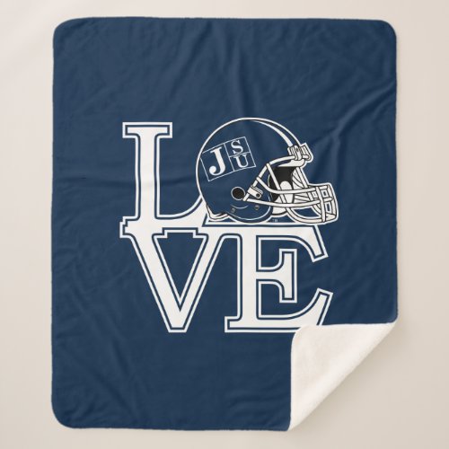 JSU Love Sherpa Blanket