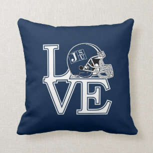 JSU Love Throw Pillow
