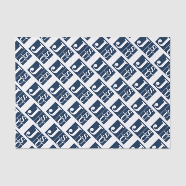 JSU Tigers 10lb Tissue Paper, White Paper (Front)
