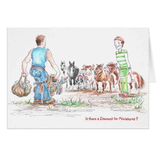 JT49 judetoo Card "the're Miniatures" (Front Horizontal)