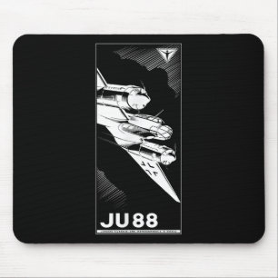 Ju 88 Ww2 German Plane Vintage 1941 Graphic Mouse Pad