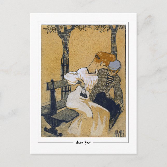 Juan Gris #277 - Fine Art Postcard (Front)