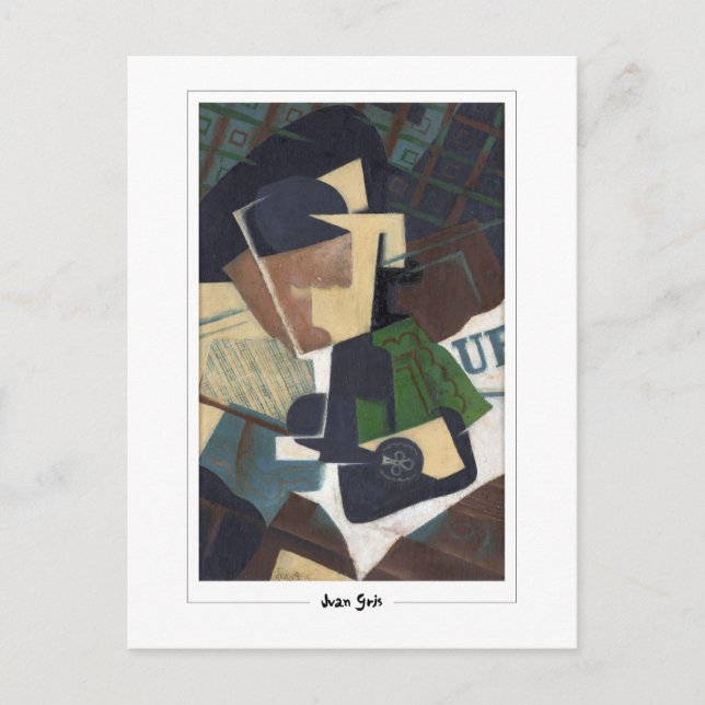 Juan Gris #317 - Fine Art Postcard (Front)