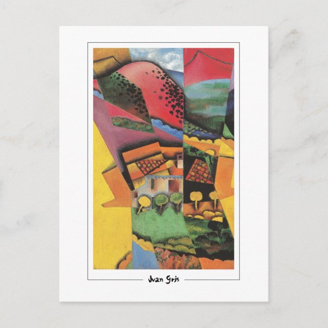 Juan Gris #9 - Fine Art Postcard (Front)