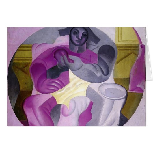 Juan Gris- Seated Harlequin Cards (Front Horizontal)