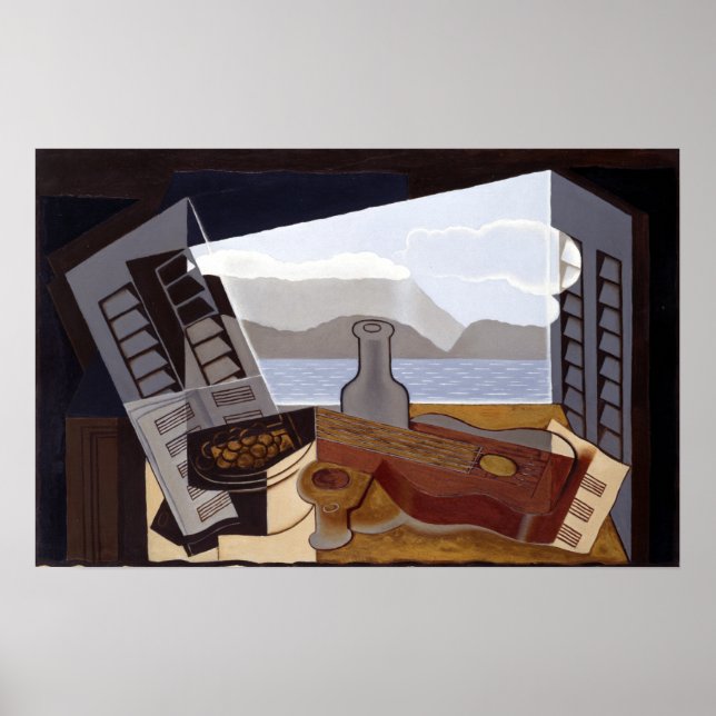 Juan Gris The Open Window Poster (Front)