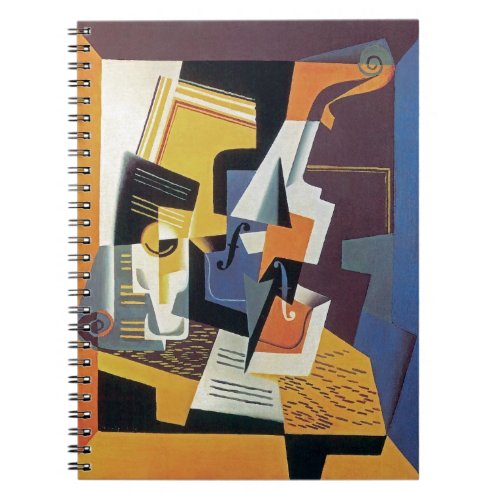 Juan Gris _ Violin and Glass _ Abstract Art Notebook