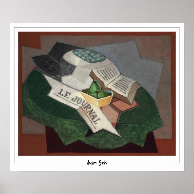 Juan Gris Zedign Art Poster #105 (Front)