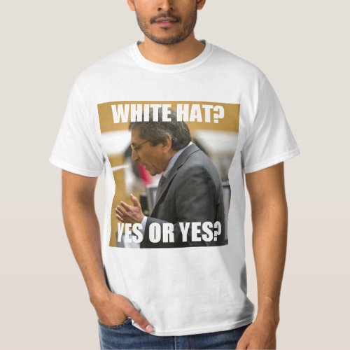 Juan Martinez White Hat Yes or Yes T_Shirt